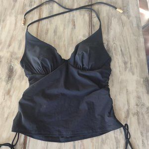 Victoria's Secret Tankini size 36 c medium black halter swim top